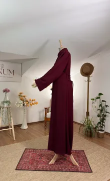 PAMUK KETEN ARKA BAĞCIKLI ELBİSE PAMUK KETEN ARKA BAĞCIKLI ELBİSE